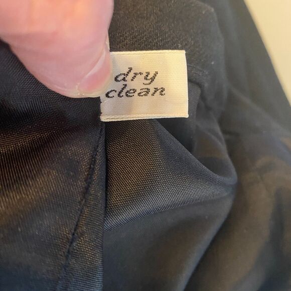 VTG Pendleton Pure Virgin Wool Black Pleated Dress Pants Fully Lined Womens 10 - Picture 6 of 12